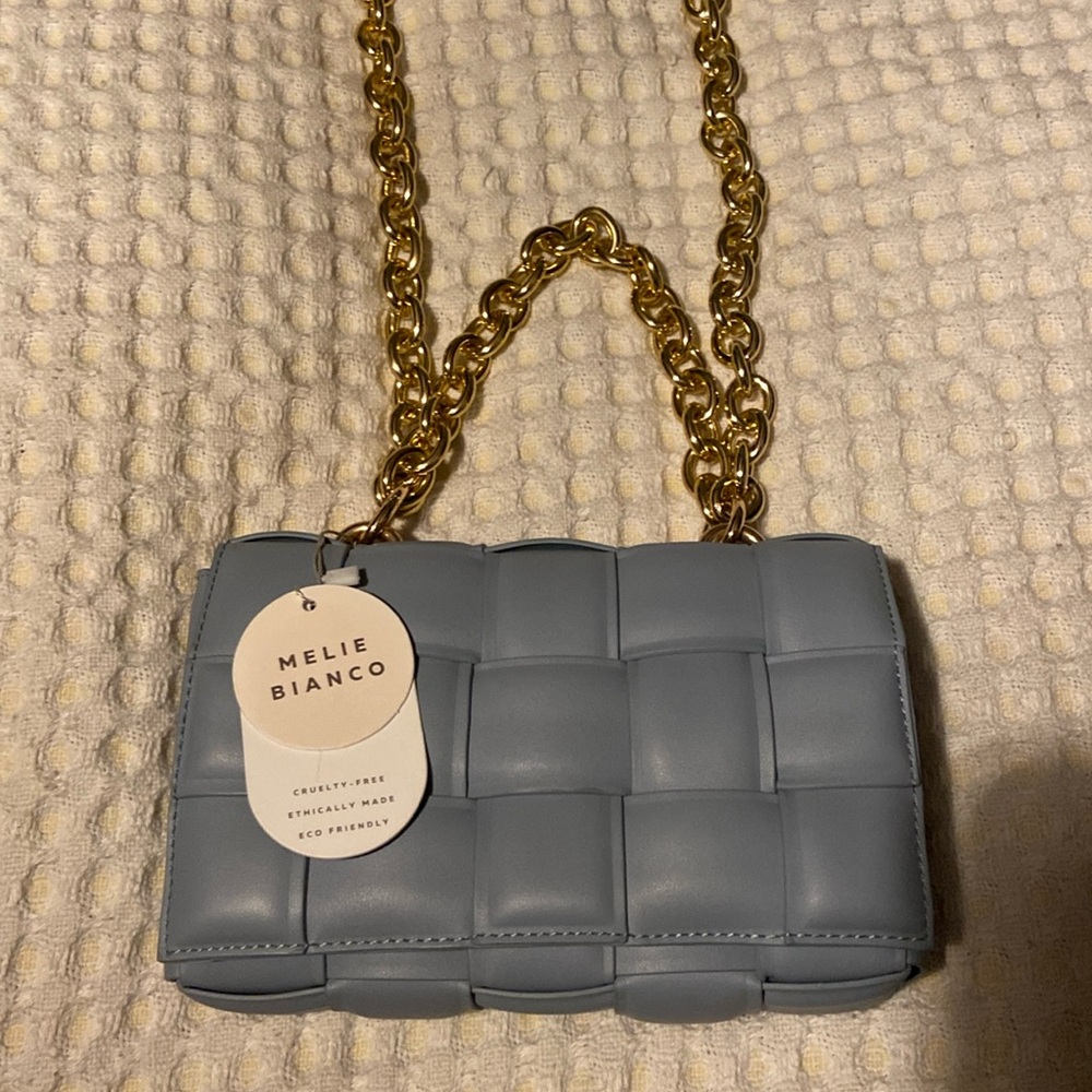 Melie Bianco purse light blue